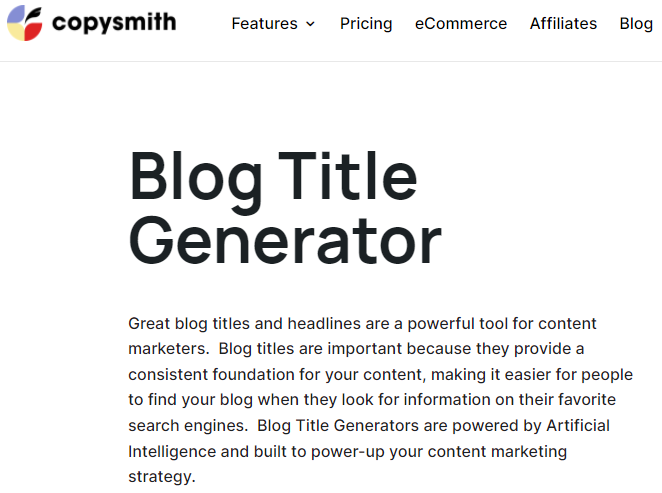 copysmith blog başlık üretici